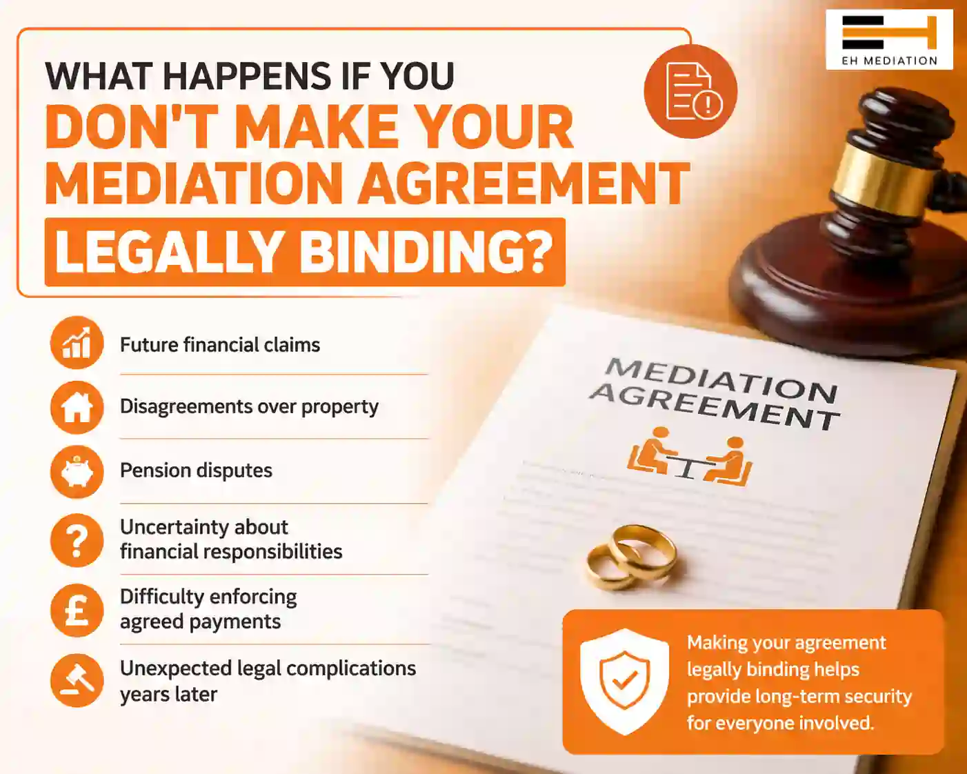 What Happens If You Don't Make Your Mediation Agreement Legally Binding Newport?